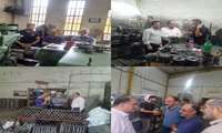 بازدید رئیس مرکز هیئت امنایی آموزش فنی و حرفه‌ای قائمشهر از کارخانه تولید ادوات کشاورزی